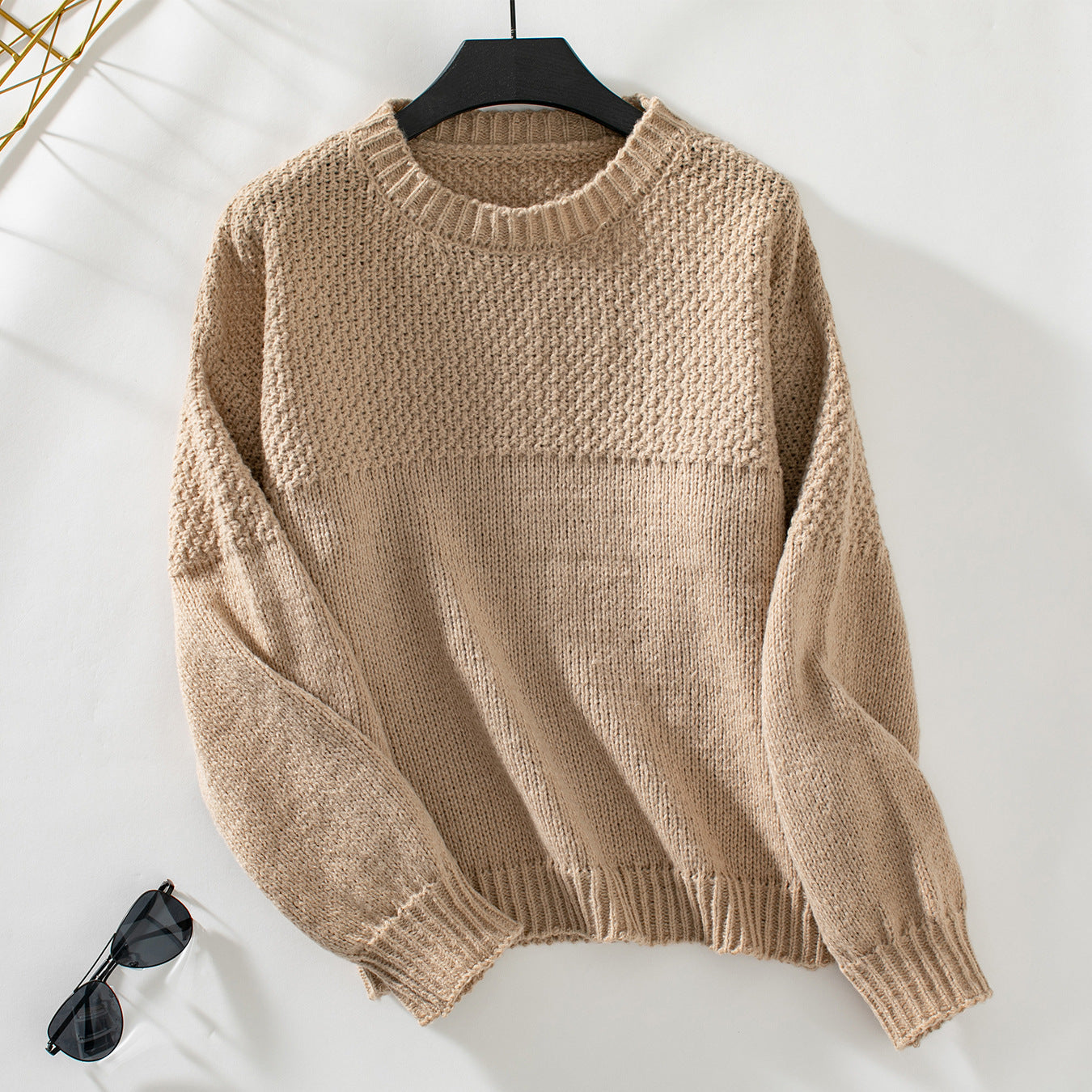 Pull en tricot tendance pour femmes avec design texturé et coupe décontractée Chic und Stil