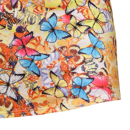Dames Vivant Impression de Papillons Robe Débardeur Chic und Stil