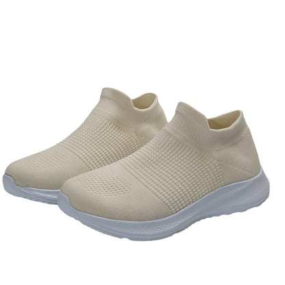 Baskets Slip-On respirantes pour femmes avec tige en tricot flexible Chic und Stil