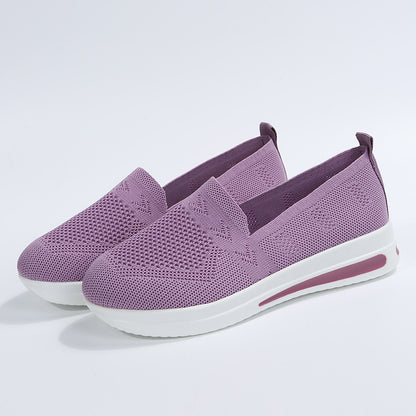 Baskets Slip-On tendance pour femmes avec tige en mesh respirant et semelle antidérapante Chic und Stil