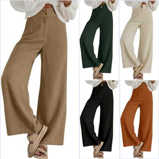 Wide corduroy pants for women Chic and Style