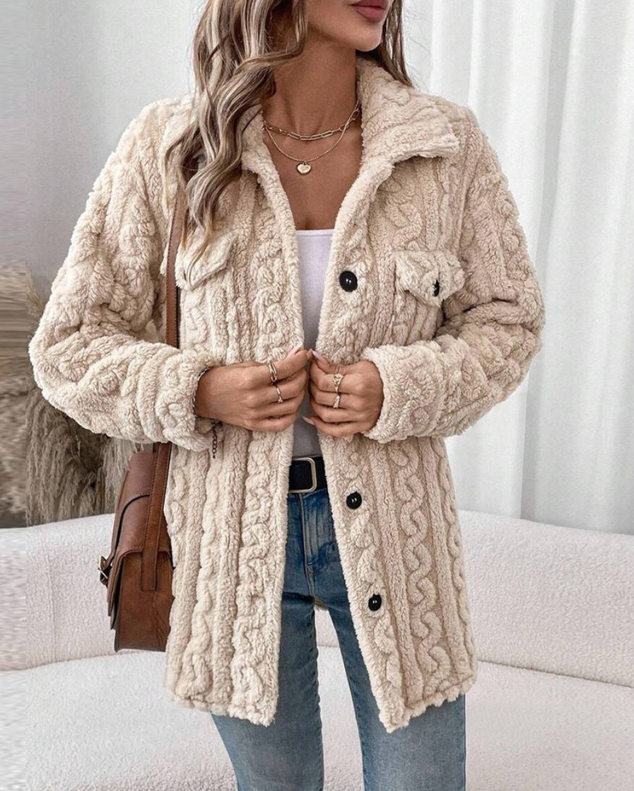 Women's pullover in soft polar quality Chic und Stil