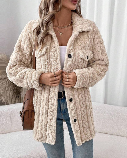 Women's pullover in soft polar quality Chic und Stil