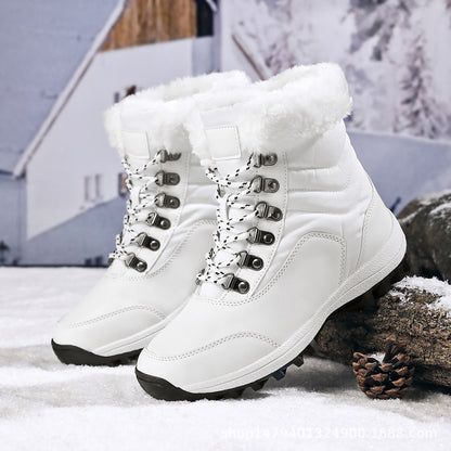 Bottes d'hiver imperméables pour femmes avec doublure en peluche Chic und Stil