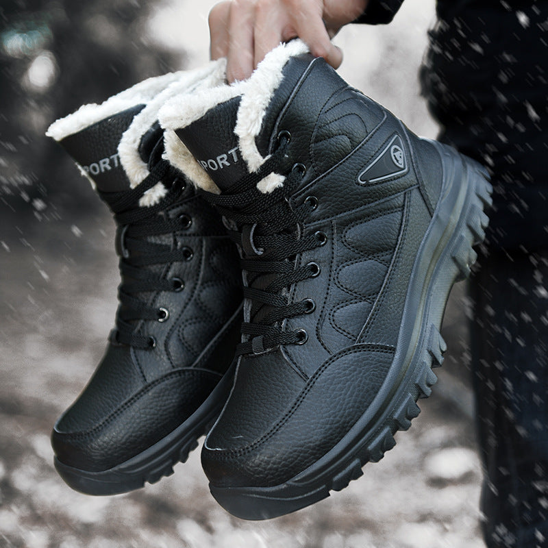 Bottes d'hiver pour femmes rembourrées avec semelle antidérapante et doublure intérieure isolante Chic und Stil