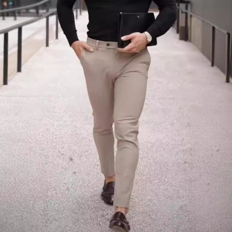 Men's Elegant and Chic Slim Fit Chino Pants Chic and Style