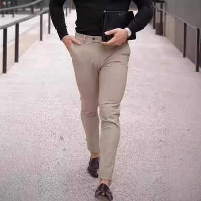 Men's Elegant and Chic Slim Fit Chino Pants Chic and Style