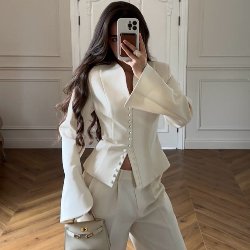 Women elegant blazer and pants set Chic and Style