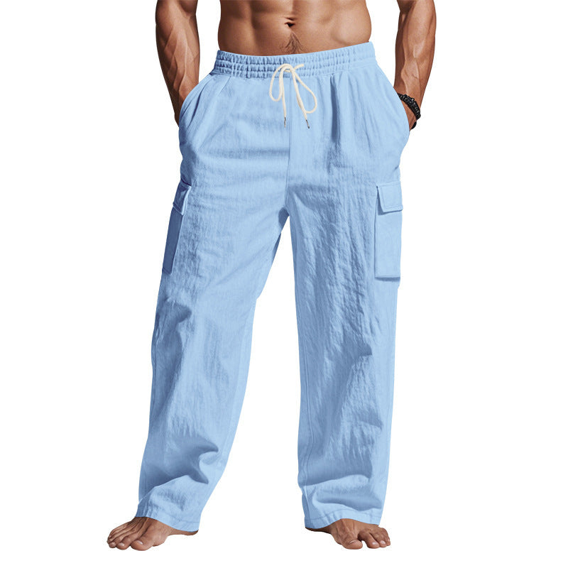 Comfortable cargo pants for men with practical side pockets Chic and Style