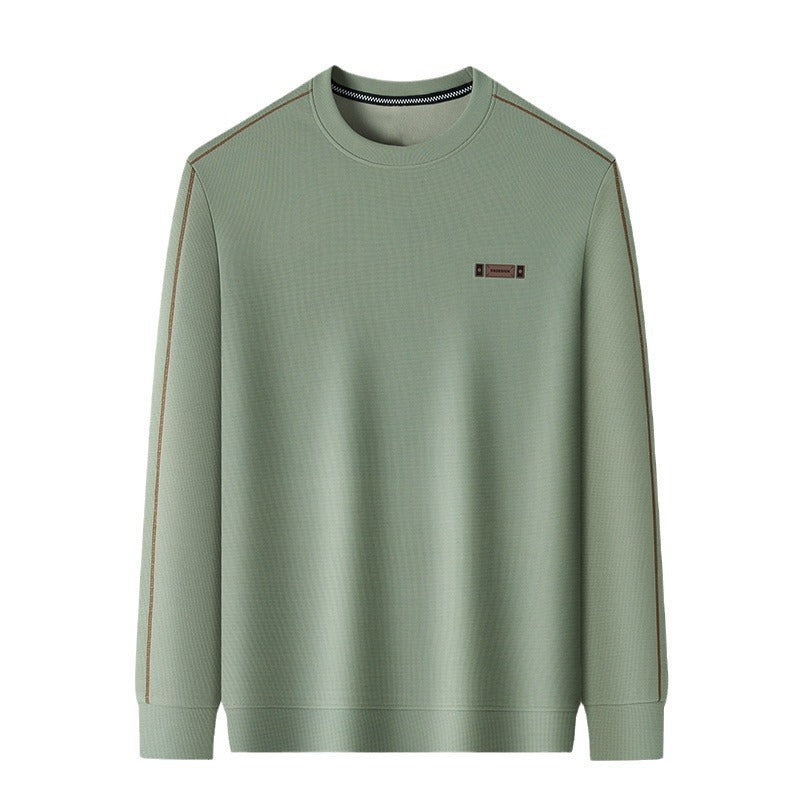 Elegant pullover for men with round neck in fine functional material Chic und Stil