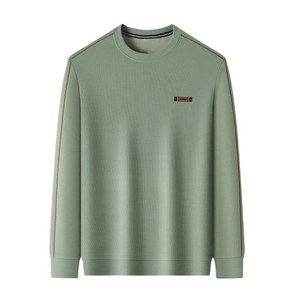 Elegant pullover for men with round neck in fine functional material Chic und Stil