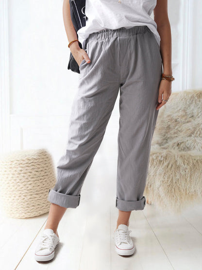 Loose linen pants for women Chic and Style