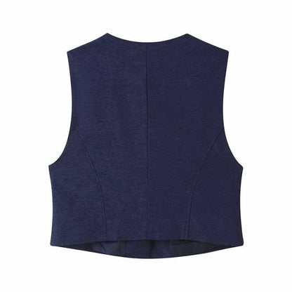 Dames élégant, taille haute, large pantalon en tissu Chic und Stil