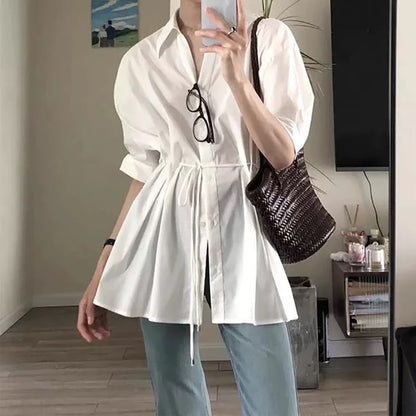 Robe chemise décontractée surdimensionnée pour femmes Chic und Stil