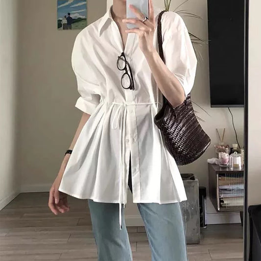Robe chemise décontractée surdimensionnée pour femmes Chic und Stil