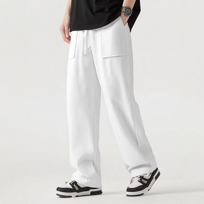 Casual cargo pants for men with practical pockets and elastic waist Chic and Style
