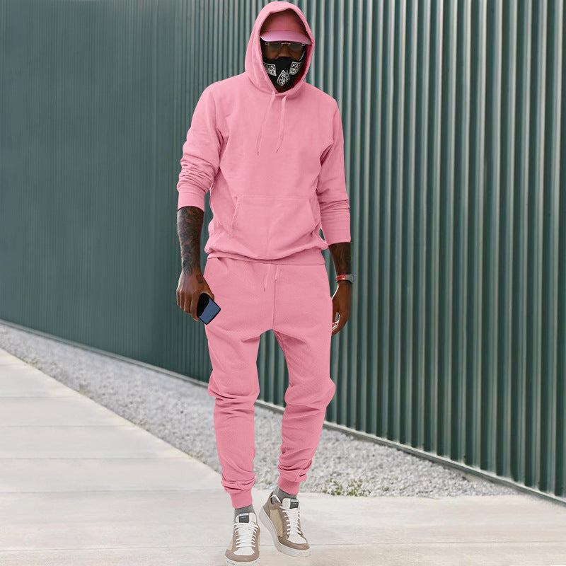 Men's casual hoodie and high-waisted jogger pants Chic and Style