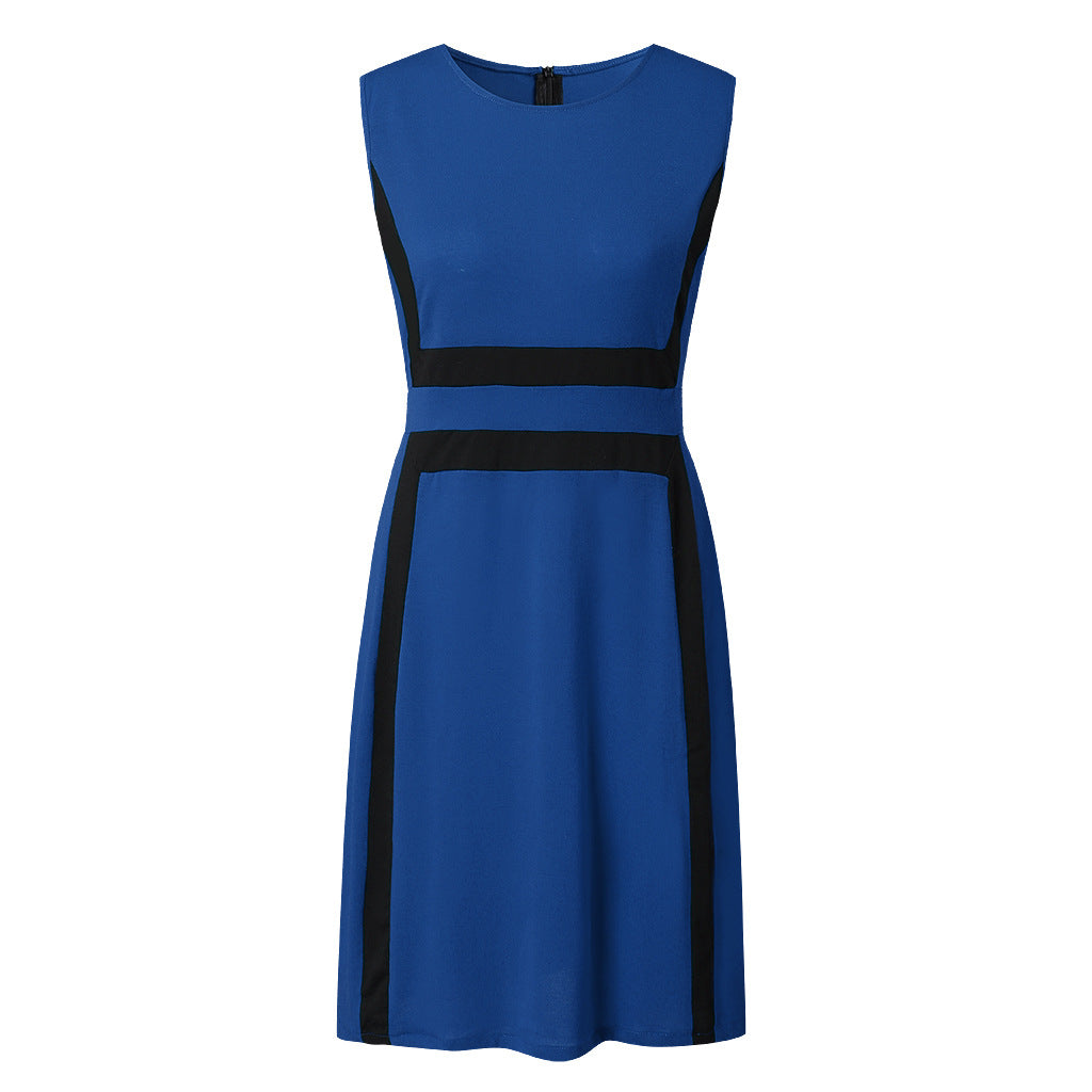 Robe de loisirs pour dames avec design tendance à rayures bloc Chic und Stil