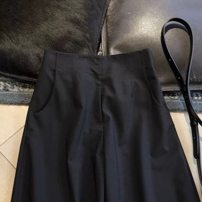 Pantalons larges taille haute pour femmes Chic und Stil