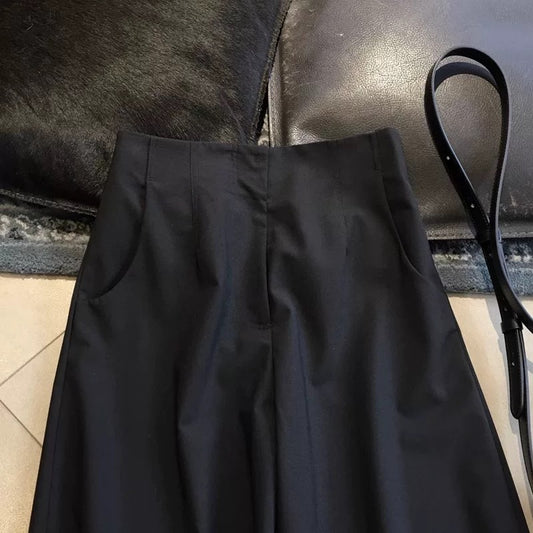 Pantalons larges taille haute pour femmes Chic und Stil