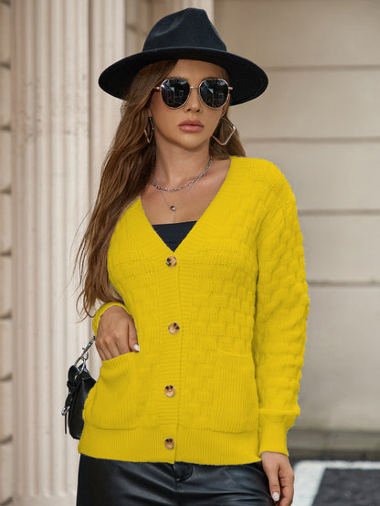Cardigan femme avec motif structuré élégant Chic und Stil