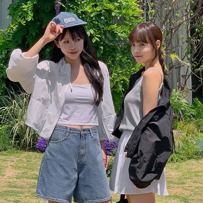 Veste de transition légère pour femmes avec fermeture éclair sur toute la longueur Chic & Stil