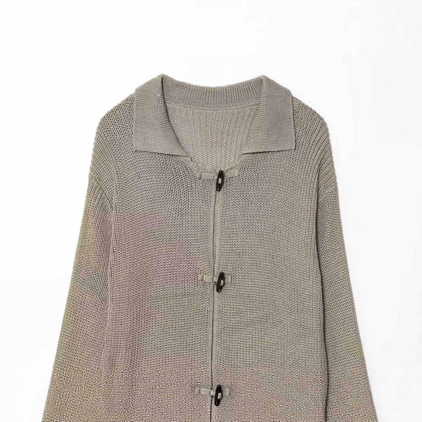 Dames élégant cardigan avec col quart et détails de boutons Chic und Stil
