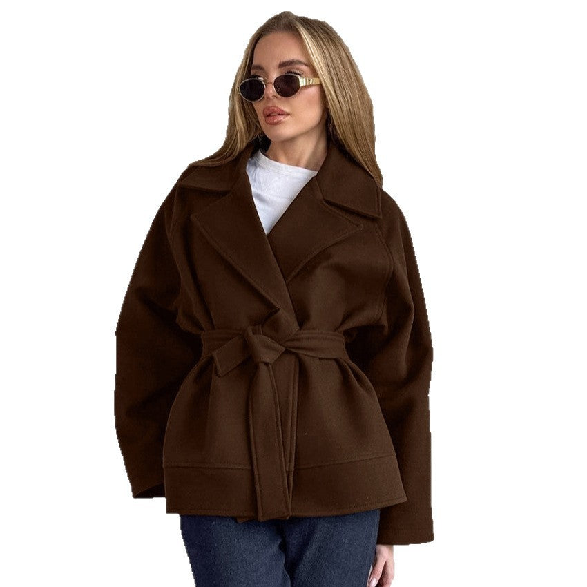 Blazer en laine oversized pour femmes Chic und Stil