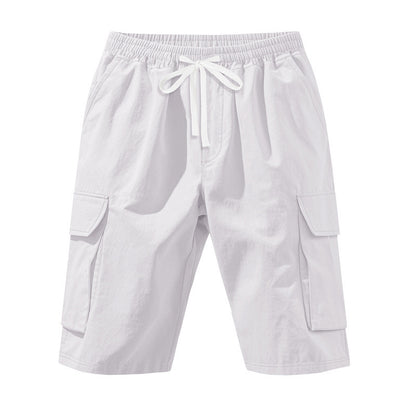 Shorts cargo pour hommes avec taille élastique et poches multifonctionnelles Chic und Stil