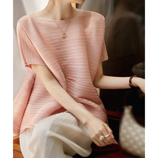 Haut drapé plissé pour femmes Chic und Stil
