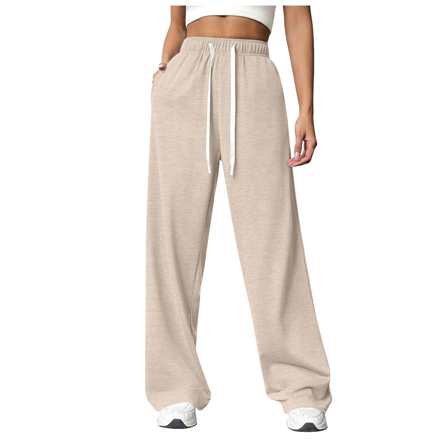 Ladies Comfortable Sport Pants with a Relaxed Fit and Elastic Waist Chic and Style