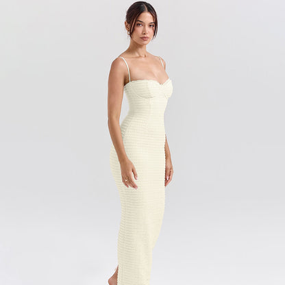 Robe maxi bodycon sans bretelles Chic und Stil
