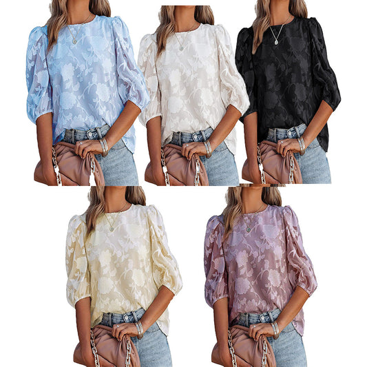 Dames blouson brodé de fleurs Chic und Stil