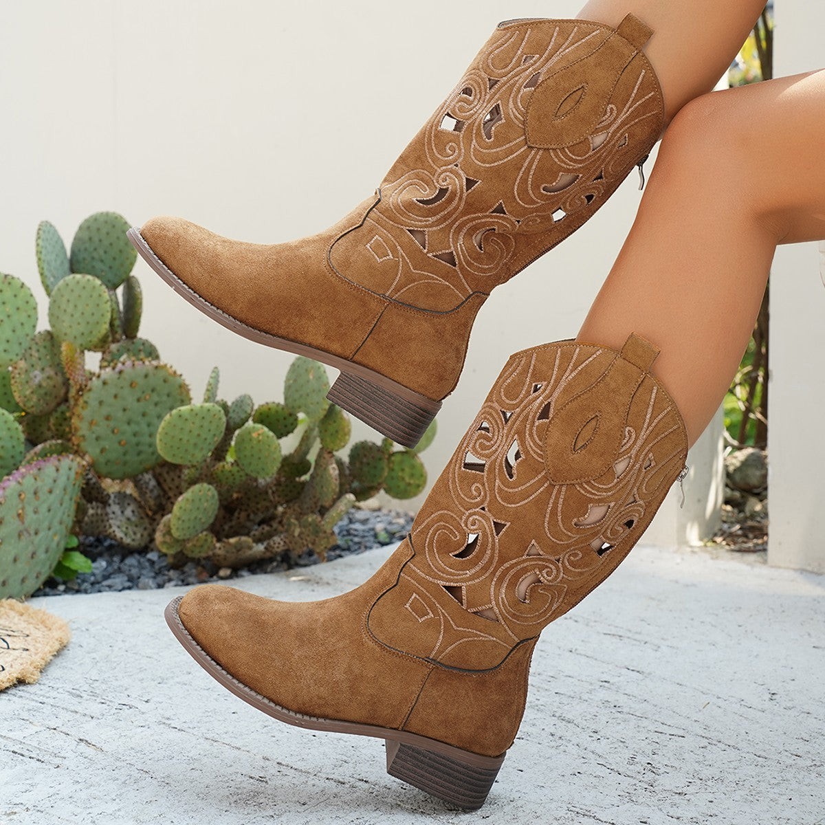 Bottes pour dames avec design anatomique artistique Chic und Stil