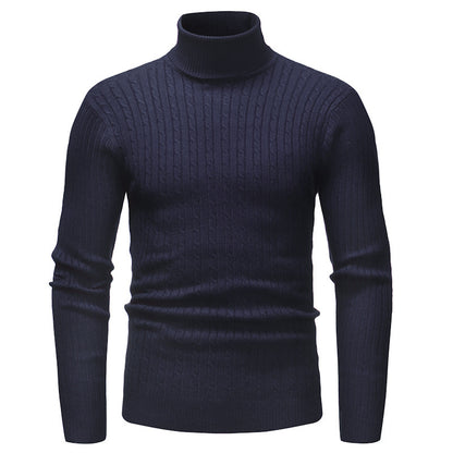 Men's high-quality cashmere pullover with structured cable knit pattern Chic and Style
