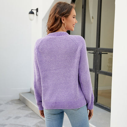 Pull à tricoter élégant pour femmes avec motif gaufré Chic und Stil