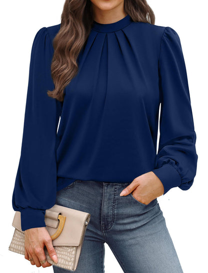 Dames élégante blouse avec manches bouffantes Chic und Stil
