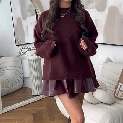 Dames Pull confortable avec coupe décontractée et matériau doux Chic und Stil