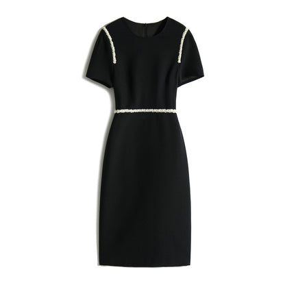 Robe shift élégante pour femmes avec garniture décorative Chic und Stil