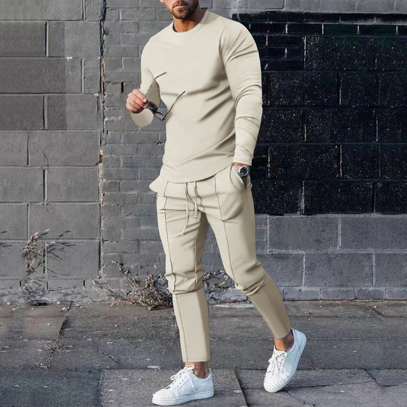 Men's stylish and chic sports top and jogging pants