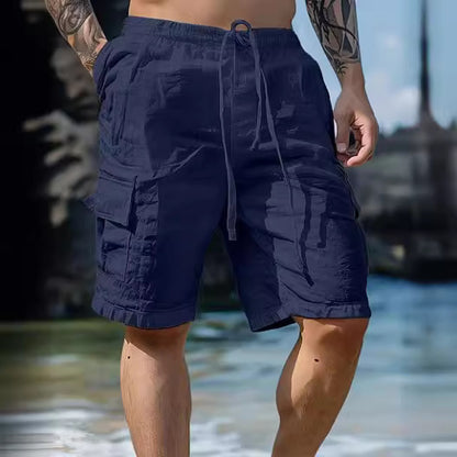 Shorts cargo pour hommes avec plusieurs poches Chic und Stil
