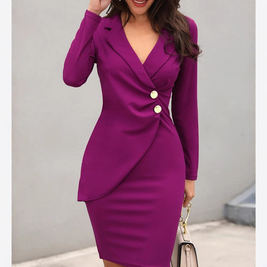 Robe blazer ajustée pour femme Chic und Stil