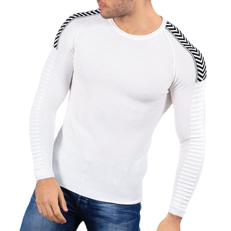 Chemise à manches longues pour homme avec design texturé et accents modernes Chic und Stil