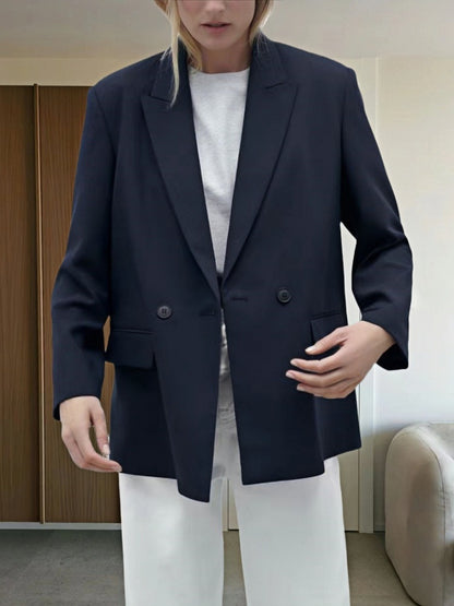 Dames Blazer oversize à la mode et élégant Chic und Stil