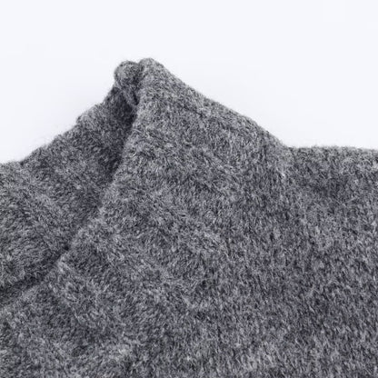 Pull-over rond décontracté pour femmes avec surface texturée et épaules tombantes Chic und Stil
