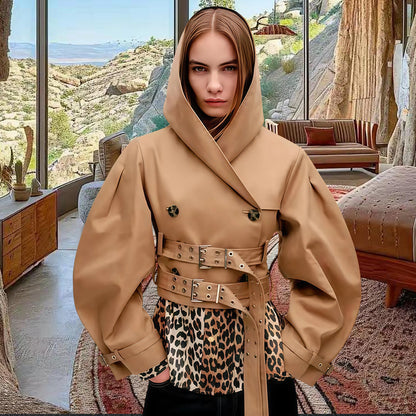 Dames élégante et à la mode veste avec motif animal tendance Chic und Stil