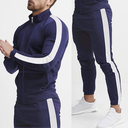 Costume de sport pour hommes avec poches zippées pratiques et matériau respirant Chic und Stil