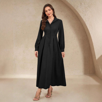 Robes chemises élégantes pour femmes avec jupe fluide et poches pratiques Chic und Stil