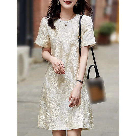 Robe décontractée texturée pour femme Chic und Stil