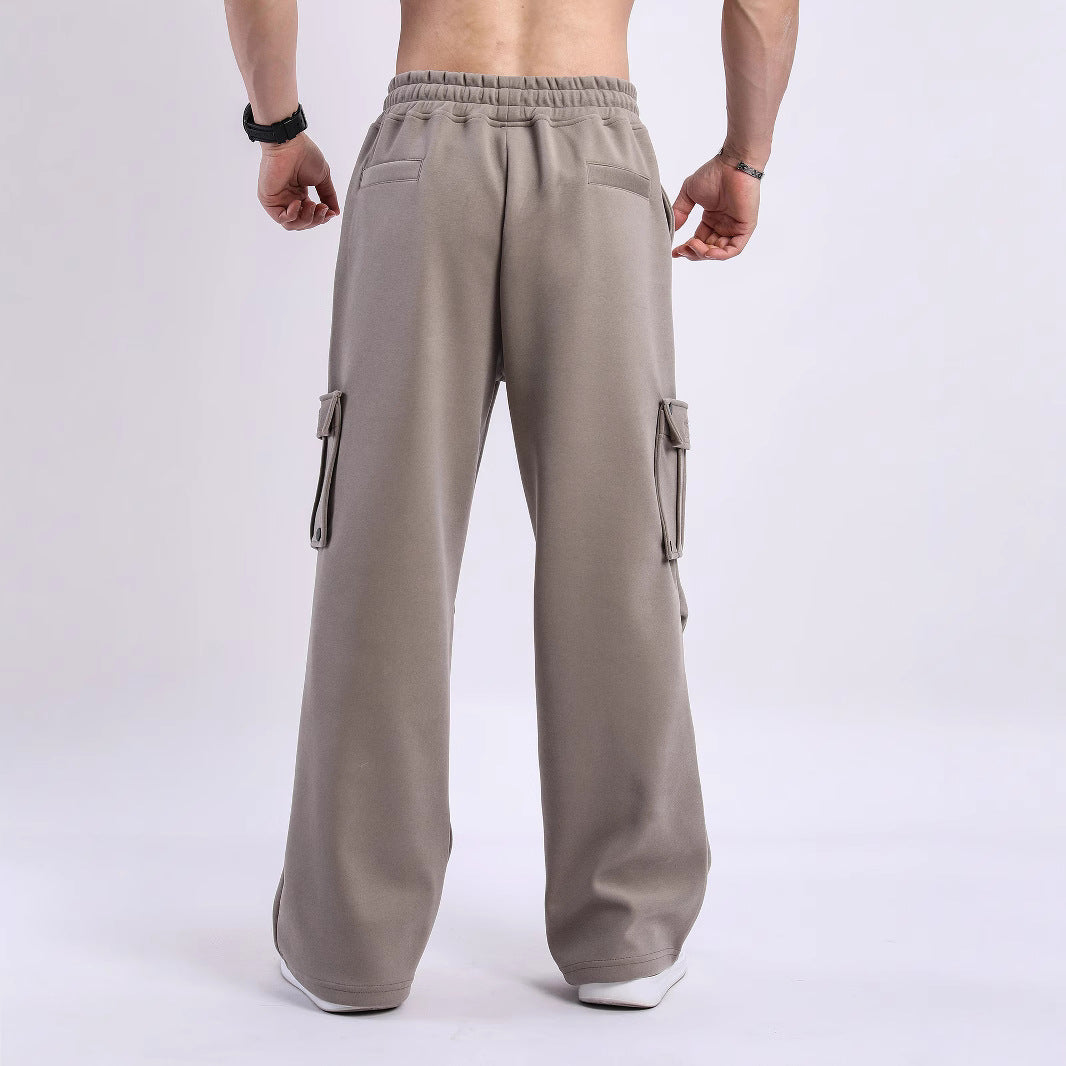Cargo jogger pants for men with side pockets and elastic waistband Chic and Style
